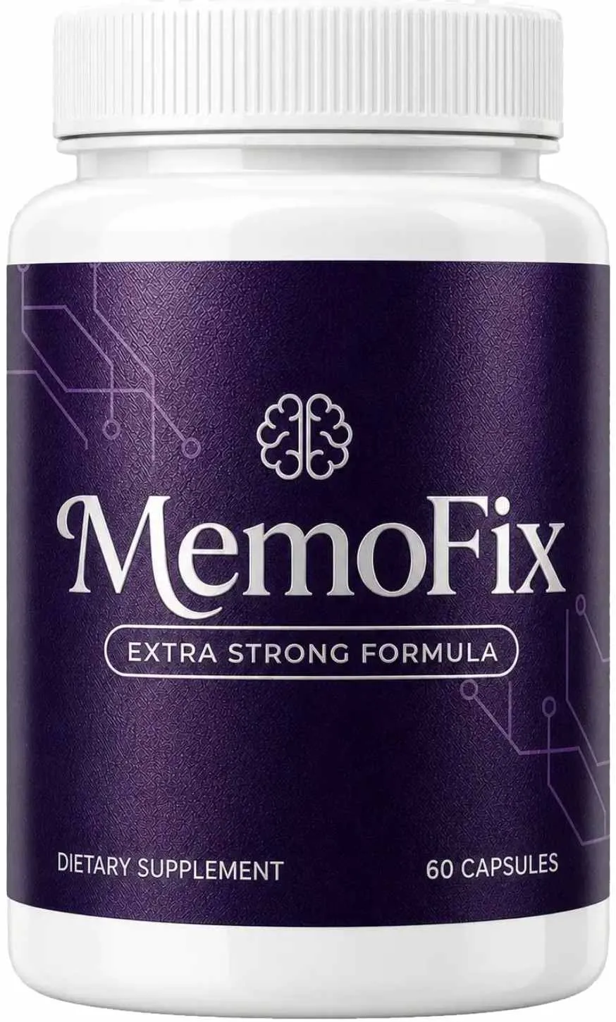 MemoFix Brain Health Bottle Supplement Display